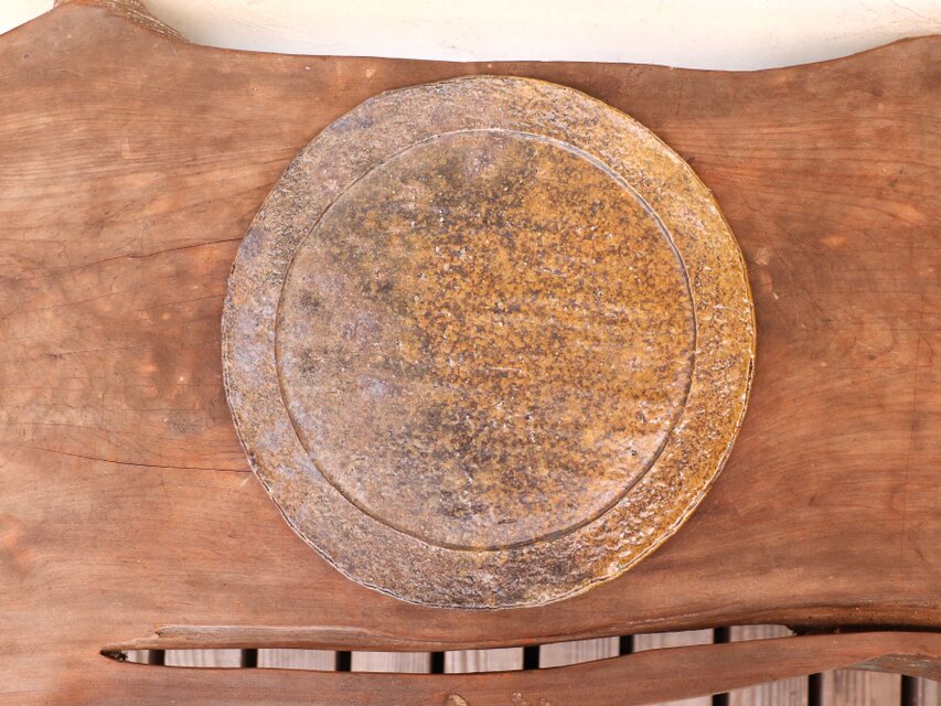 備前焼 皿(約26cm)　sr4-083