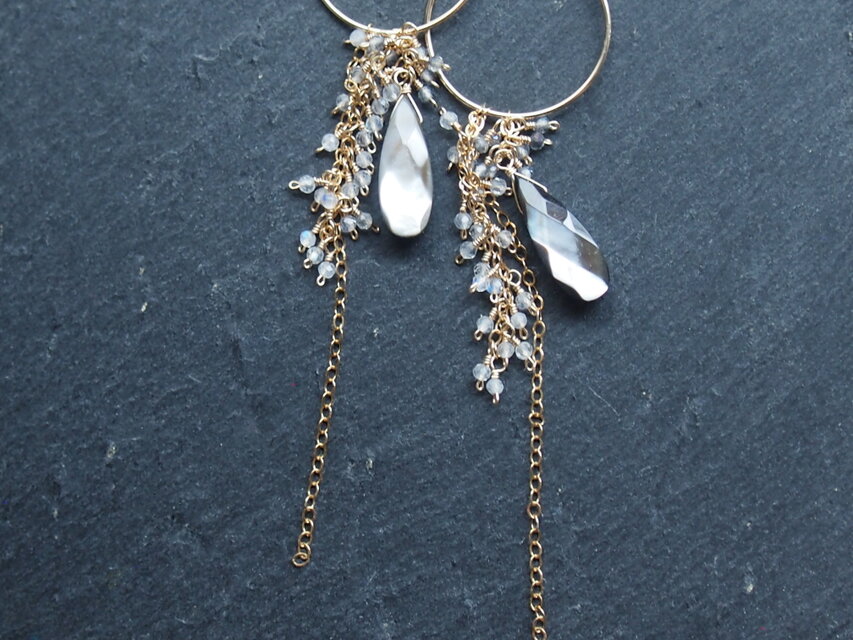 涼風Ⅲ（フープピアス　14kgf