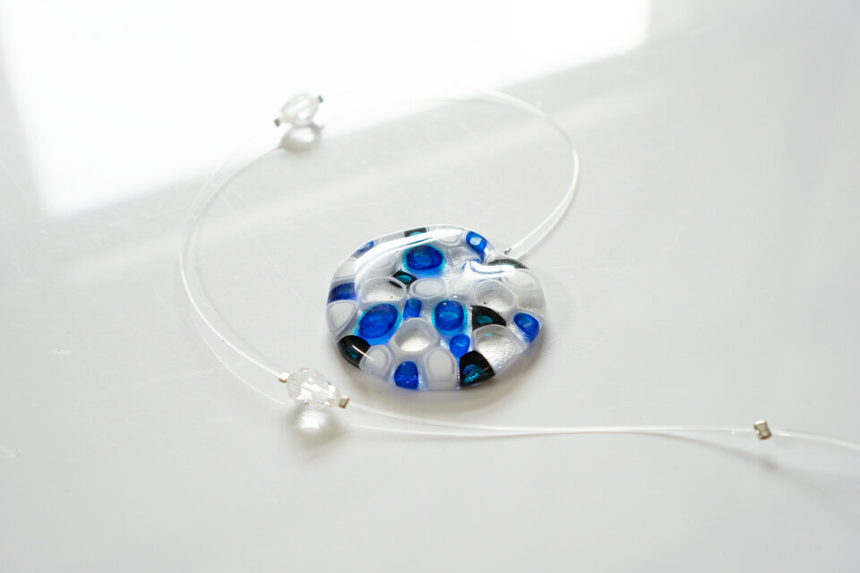 蒼のマル 』ヴェネチアンガラス サンキャッチャー | iichi 日々の