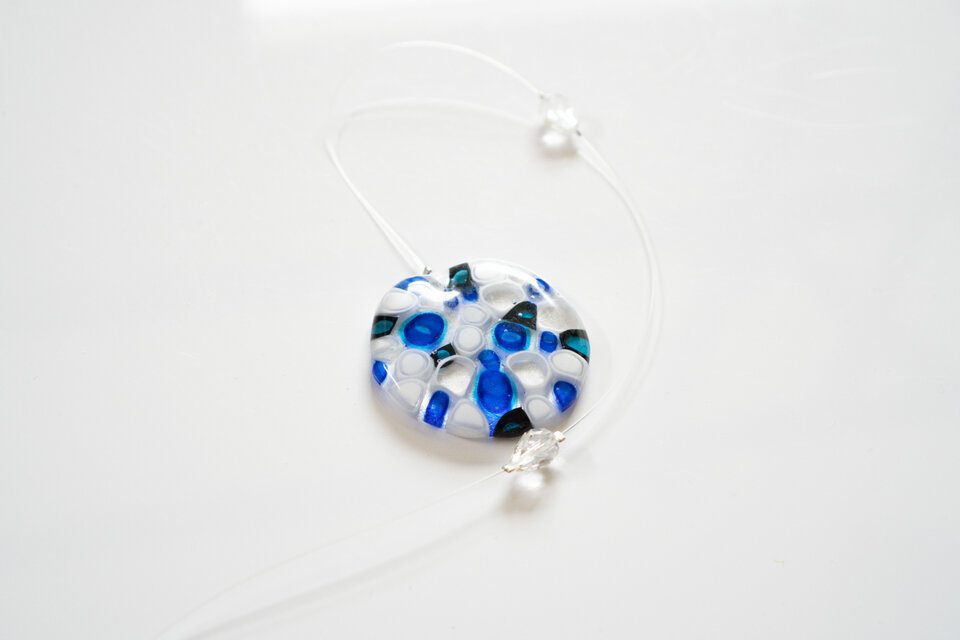 蒼のマル 』ヴェネチアンガラス サンキャッチャー | iichi 日々の