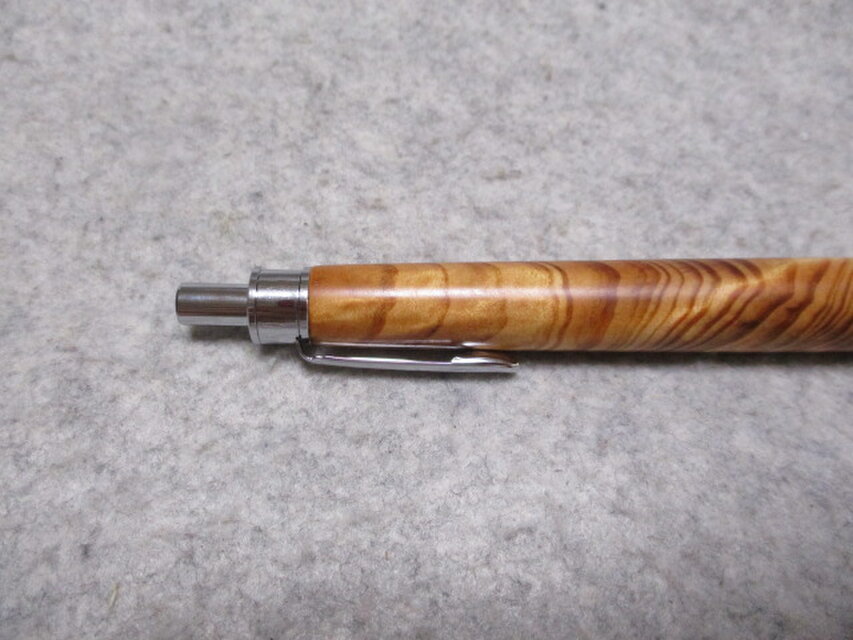 肥松(黒松) 金蘭杢 出雲産 樹齢550年 蜜蠟ワックス仕上げ 木軸シャープ