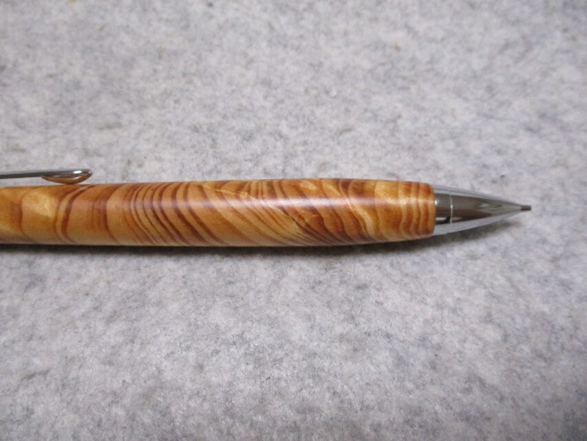 肥松(黒松) 金蘭杢 出雲産 樹齢550年 蜜蠟ワックス仕上げ 木軸シャープ