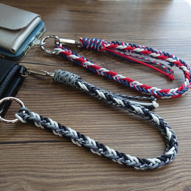 オ一ドリ一★様　ハンドストラップ　スマホストラップ　パラコード　ストラップ 楽天市場】スマホハンドストラップ スマホパラコード 太め