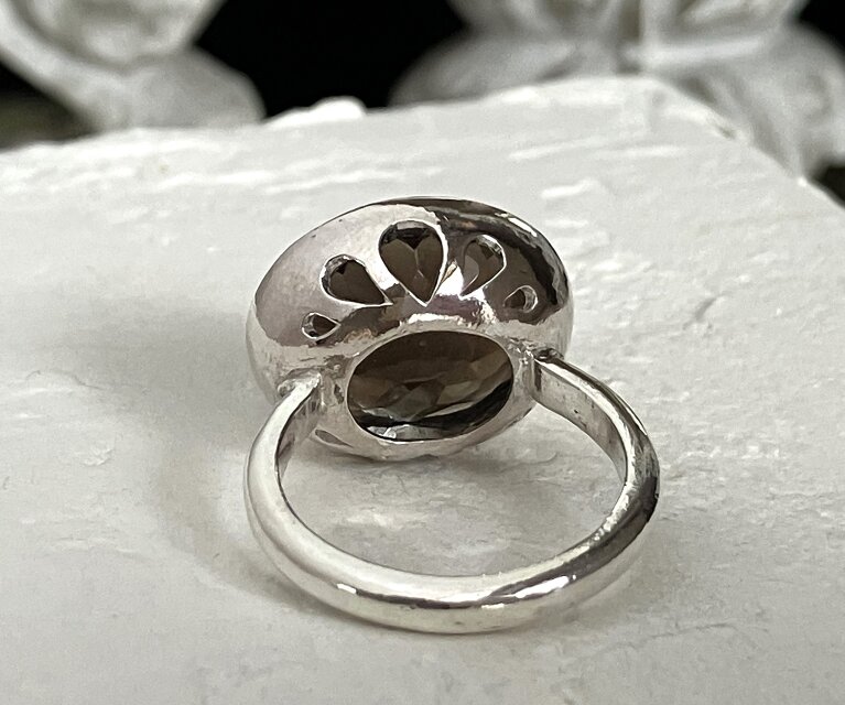 スモーキークォーツ・リング（silver925） | iichi 日々の暮らしを