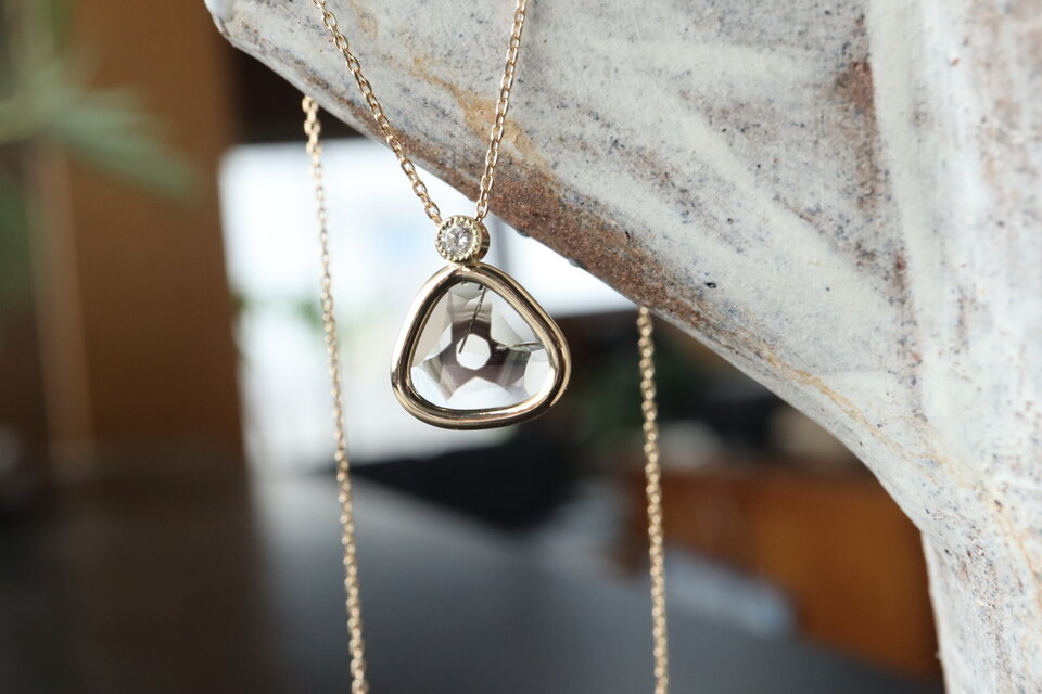 トラピッチェ・スライスダイヤモンド/ネックレス | iichi 日々の暮らし