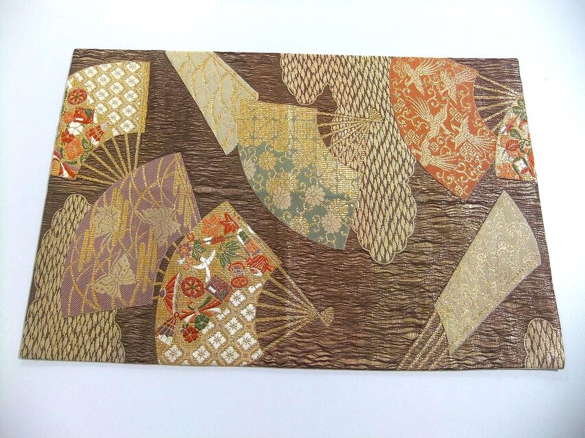❤千春❤ ハンドメイド 帯 リメイク 帯リメイクポーチ【大きめ】化粧ポーチハンドメイド送料込御朱印