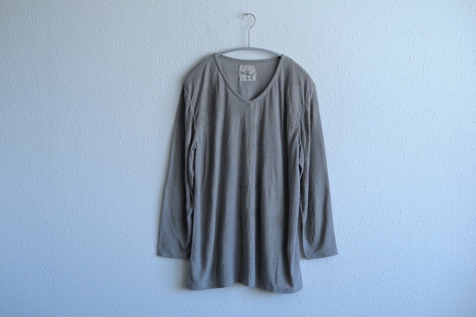 リネンコットンアンダーウェア　9分袖（フォーグ・メンズLサイズ）