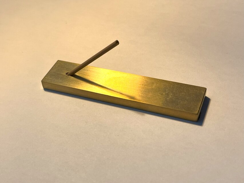 真鍮のお香立て 02