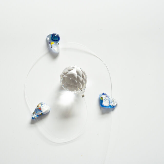 『サンカクの星 』ヴェネチアンガラス　サンキャッチャー