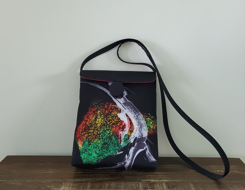 着物地のショルダーミニバッグ