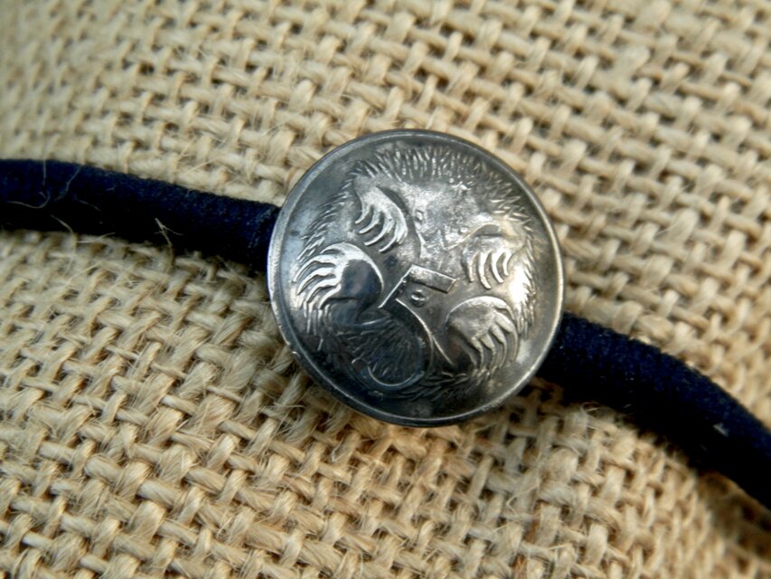 ＃H102  Australia Coin Hair Elastic
