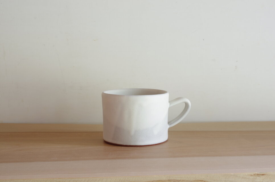 コーヒーカップ・layered・マット・白