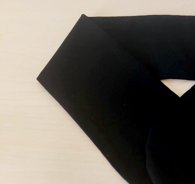 ネッククーラーカバー】 黒(無地) アイスノンカバー／保冷剤／氷結