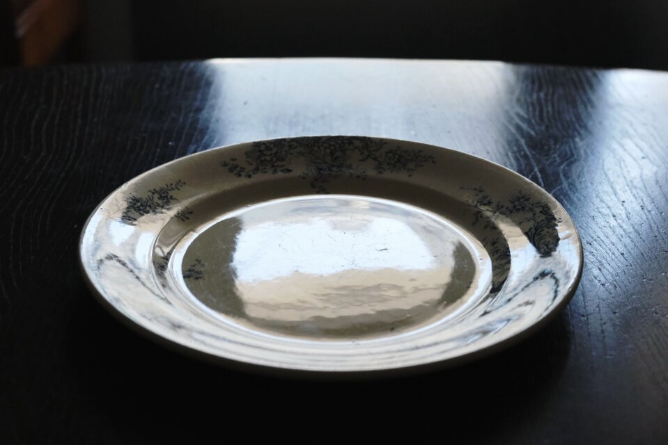 SALINS BIJOU サラン ロカイユ 大皿 平皿 φ27.8cm フランス