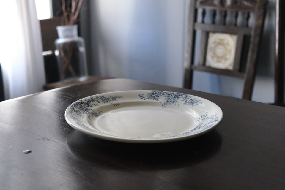 SALINS BIJOU サラン ロカイユ 大皿 平皿 φ27.8cm フランス