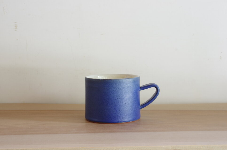 コーヒーカップ・マット・青紫