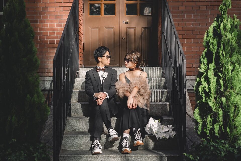 実例写真！トップスのみ あんず色 ソフトチュール ふわふわ袖 ラッフル