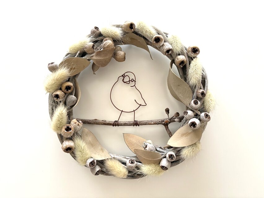 ぷっくり文鳥のブルーマリーリース