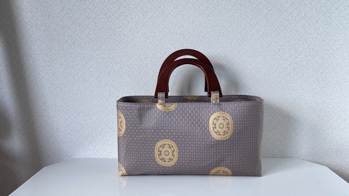 帯バッグ〜丸紋〜