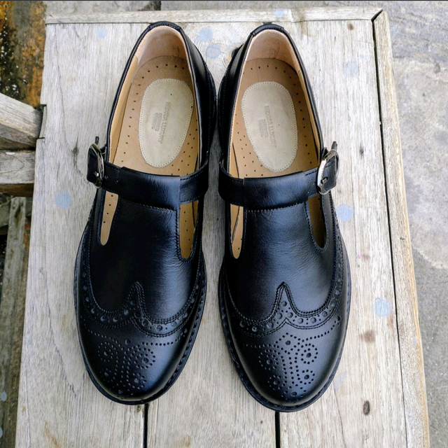 本革サンダル　無料オーダーメイド　男女兼用　22.5cmから29cm　ウイングチップ　ブラック