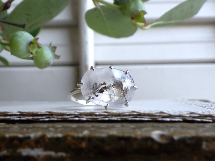 1点もの　SVデンドライトクォーツのリング