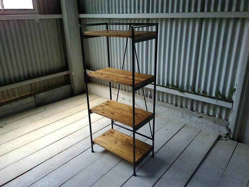 【展示作品】シューズラック&ラック（hana様仕様）［フックなし］