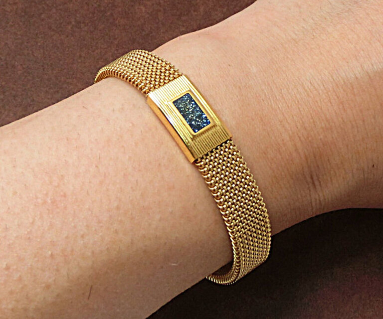 復刻版】1960年代に流行したミラネーゼ・メッシュブレスレット