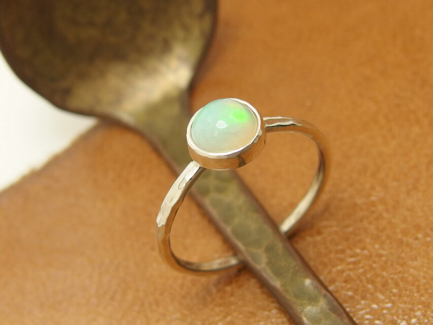 オパールリング14号 【silver】天然石 | iichi 日々の暮らしを心地よく