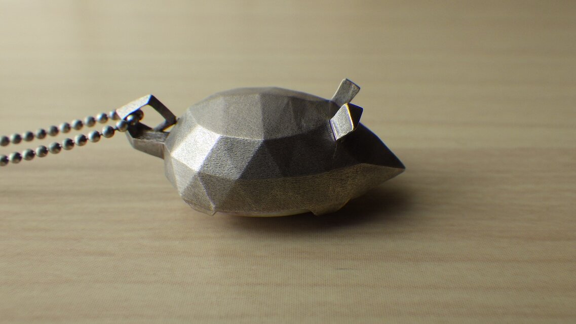 ネズミの装飾品 ネズミのペンダント | iichi 日々の暮らしを心地よくするハンドメイド