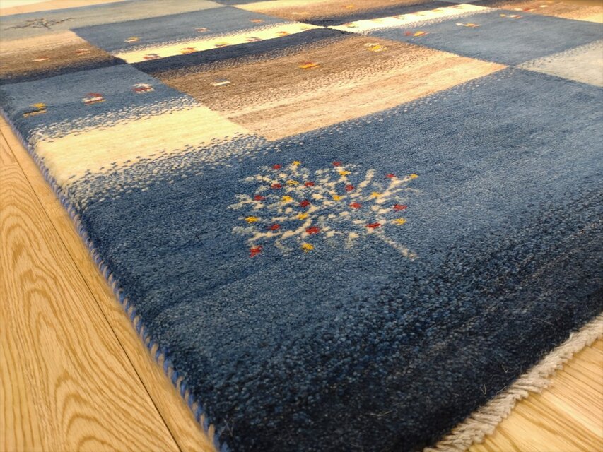 ペルシャギャッベ( ギャベ )ラグ リビングサイズ No.6140