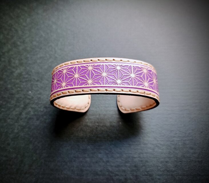 Tsutsumi(つつみ)　レザーバングル