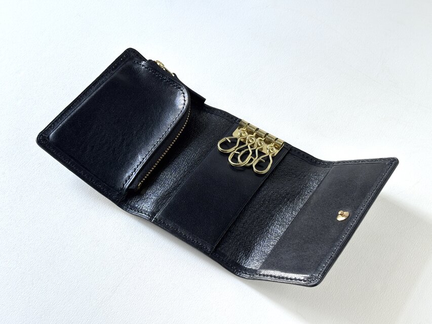 ワイドキーケース ｜ 栃木県産/革小物/クラシック