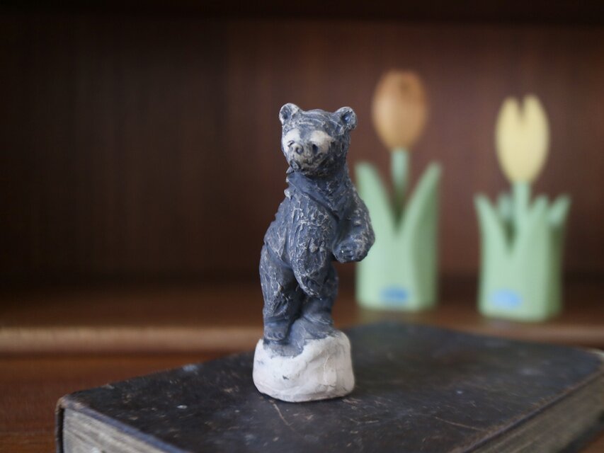 Tilgmans Keramik / クマのオブジェ No.6085