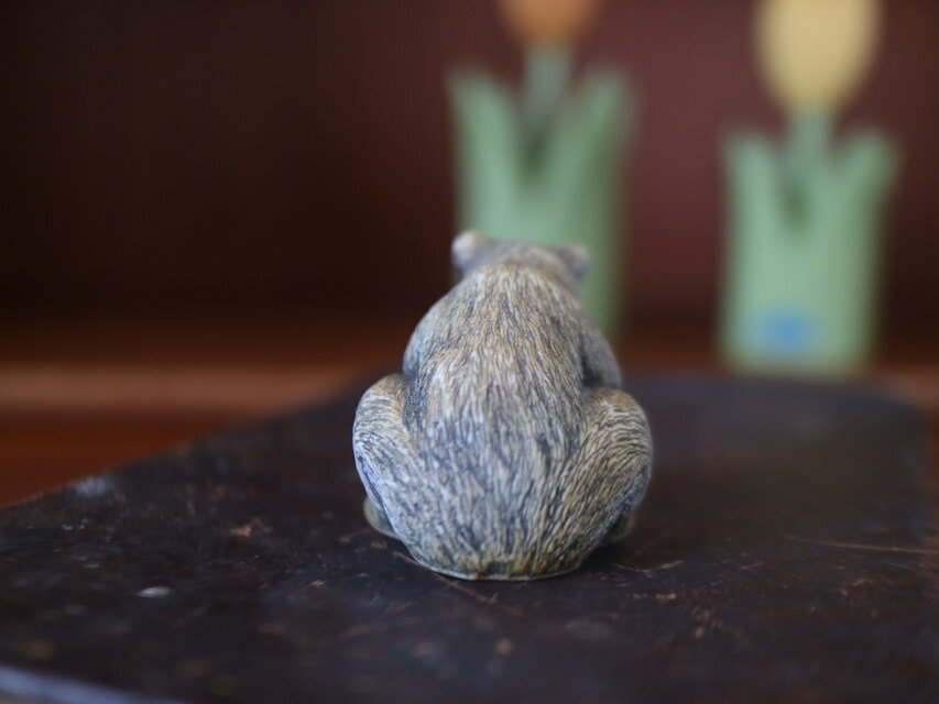 スウェーデンで見つけた陶器のクマオブジェ No.6074 | iichi 日々の