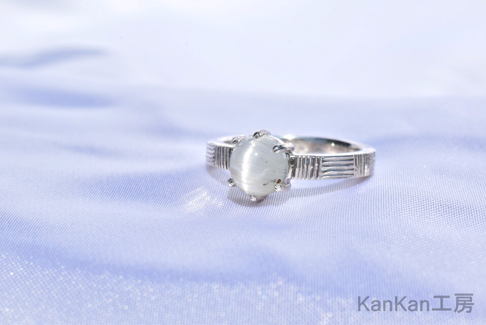 トパーズキャッツアイのリング