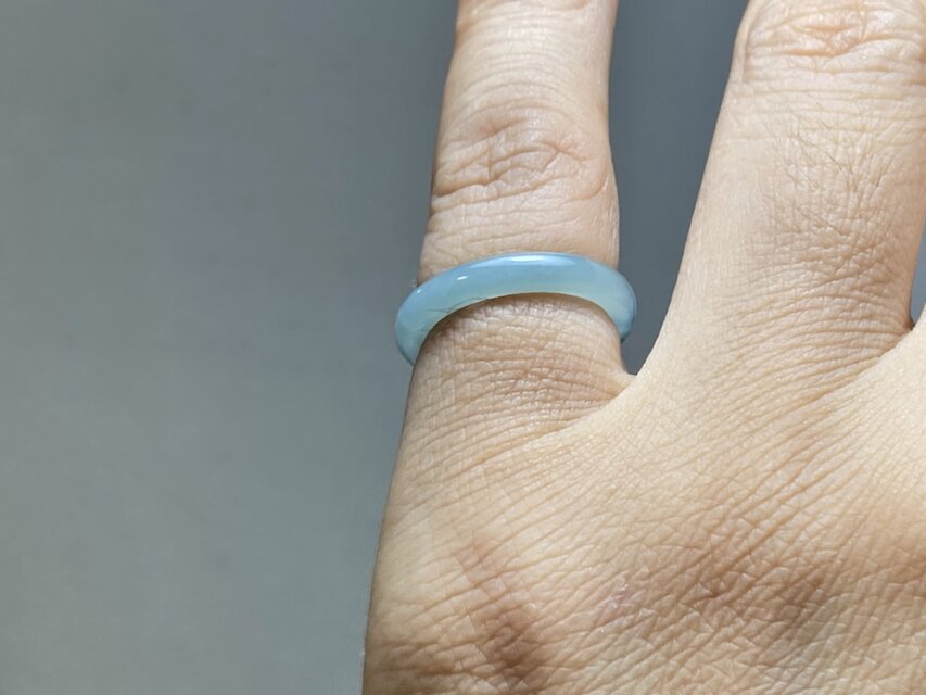 L13-175極品ピンキーリング高氷種濃陽緑4.0号グアテマラ産本翡翠くりぬき L13-38 ピンキーリング 氷種 濃緑 4.0号 グアテマラ産 A貨 本