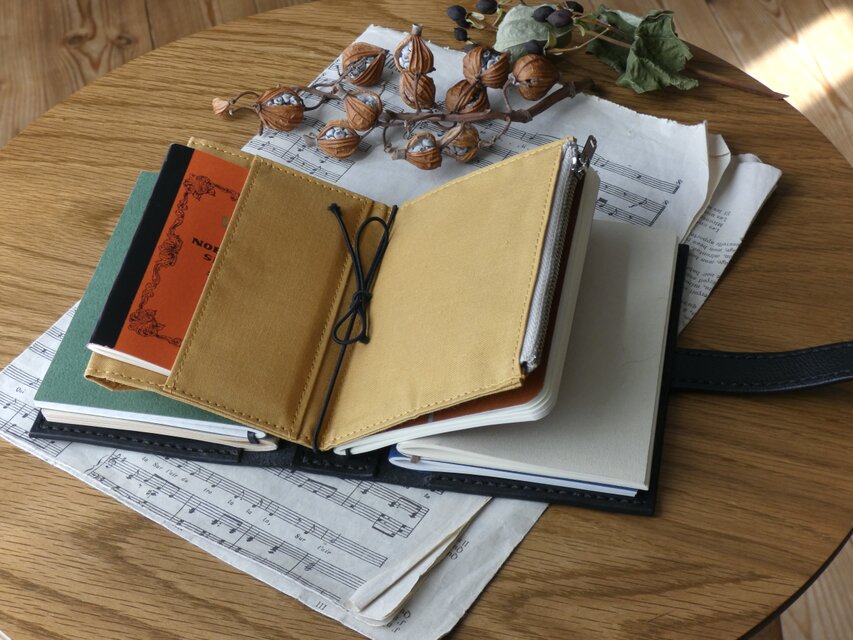 トラベラーズノートカバー／パスポートサイズ／革／赤 | iichi 日々の