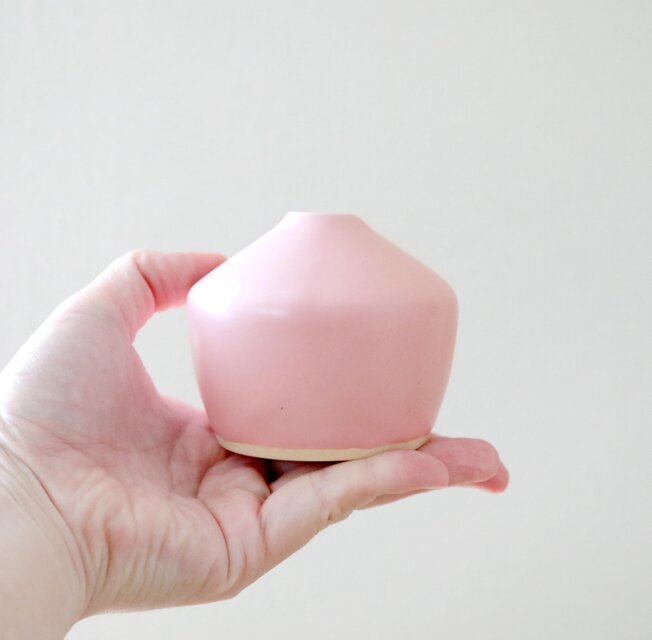 朧釉の一輪挿し 大正浪漫 一輪挿し 水玉 | ガラス器 - 廣田硝子 公式Online shop