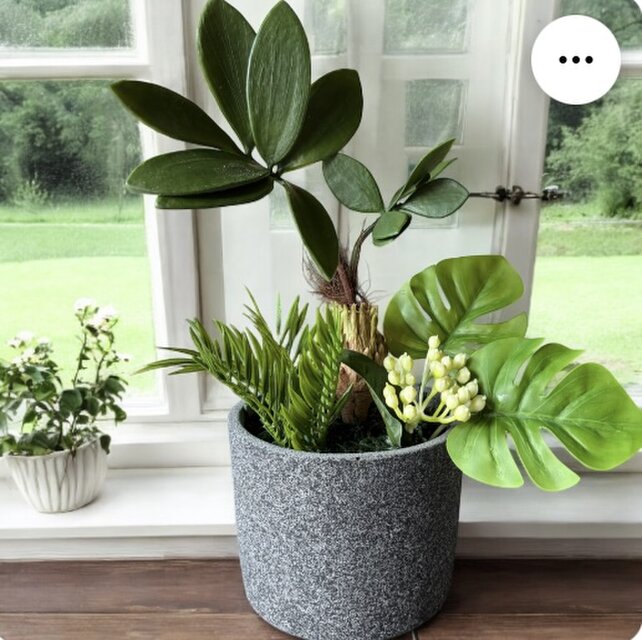 光触媒　人工観葉植物　ウォールグリーン　造花　アレンジ　モンステラぺこ 光触媒 人工観葉植物 ウォールグリーン フェイクグリーン