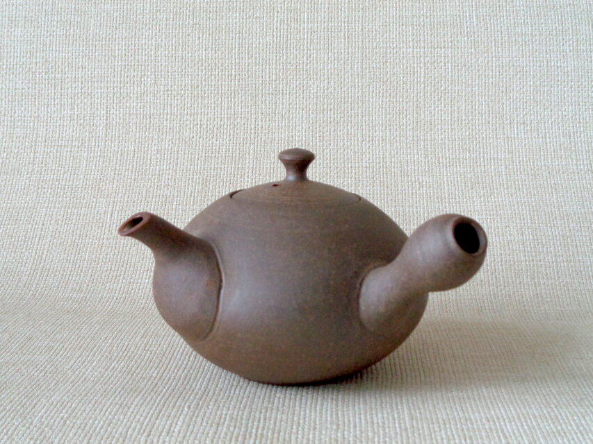 焼き締め平急須