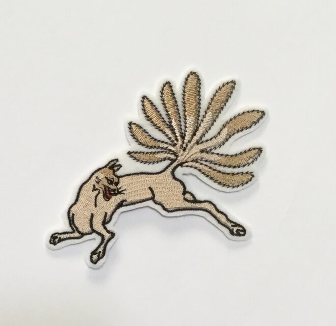 刺繍ワッペン■九尾の狐■妖怪
