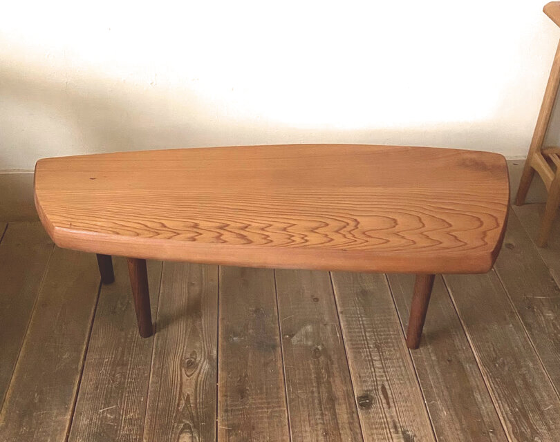 杉古材のテーブル【ハンドメイド家具】 ローテーブル 杉の古材 | iichi 日々の暮らしを心地よくする