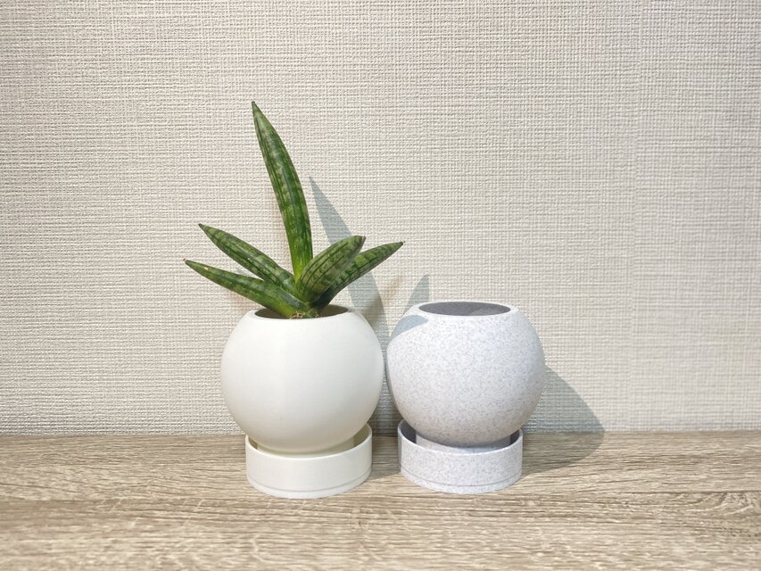 まあるいプランター（観葉植物・多肉植物用）