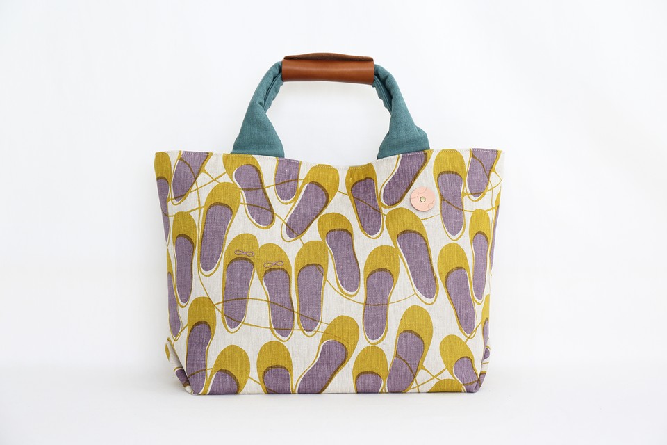 リネントートバッグ_W "shoe_P&Y"