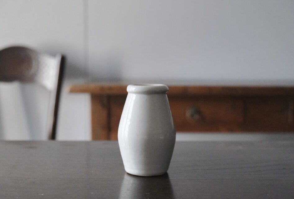 19世紀 マスタード ポット h10cm フランス アンティーク 0502193