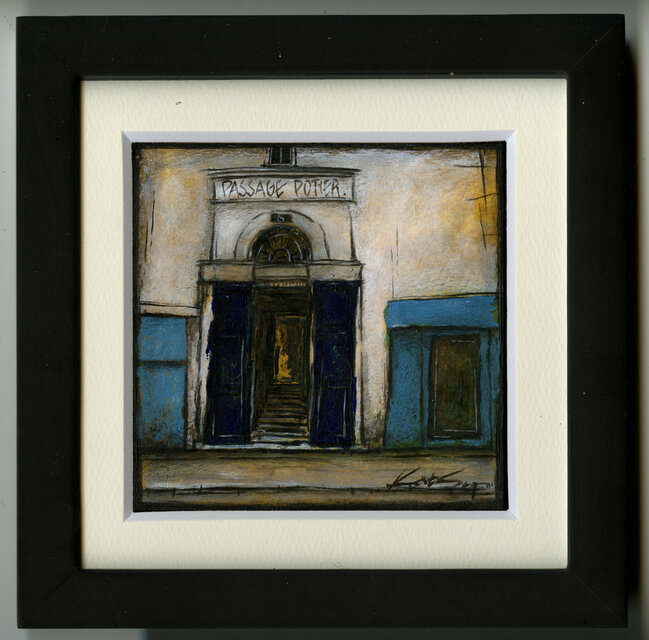 「PARIS#1076」絵画 風景画 パリ 小さな絵 インテリアアート