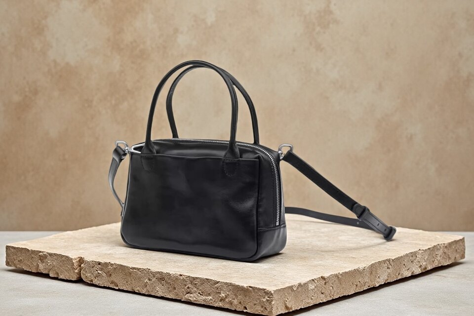2way仕様】柔らかヌメ革の本革バッグ｜手提げ＆斜めがけ対応