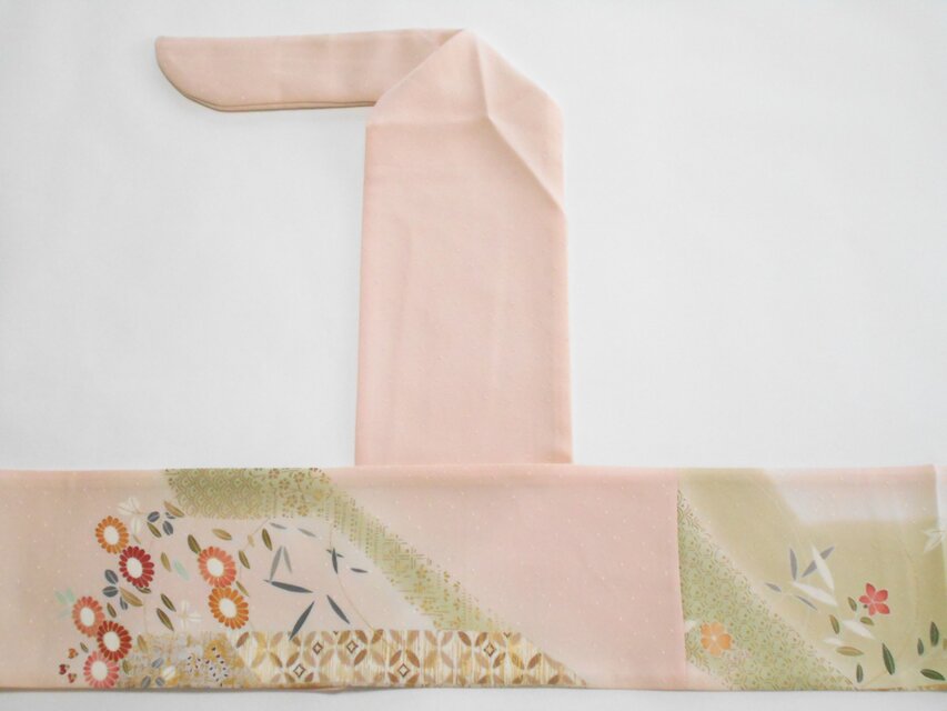 弓巻き ピンク 訪問着