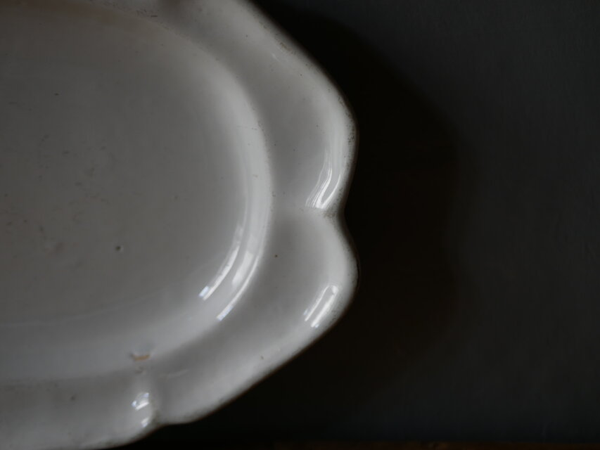 南仏 こっくりとしたオーバルプレート フランスアンティーク