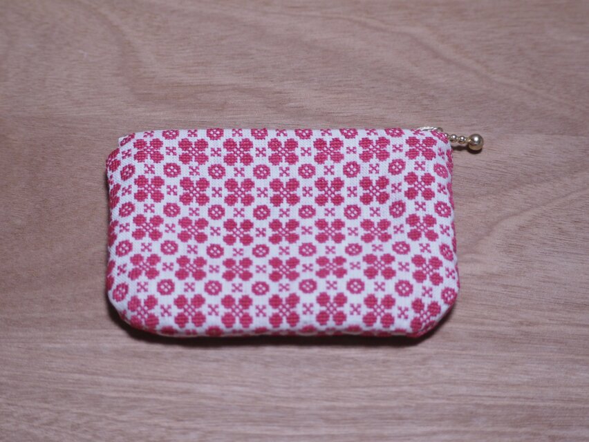 クロスステッチ 完成品 20cm ファスナーポーチ サモイロフ クロスステッチ 完成品 20cm ファスナーポーチ サモイロフ